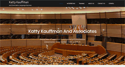 Desktop Screenshot of kattykauffman.com