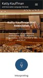 Mobile Screenshot of kattykauffman.com