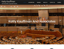 Tablet Screenshot of kattykauffman.com